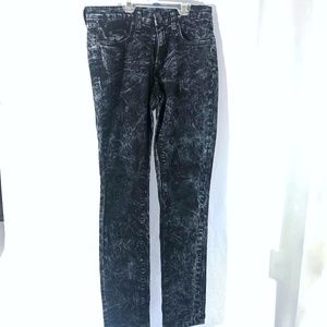 CARMAR ACID WASH STRESSED STRETCH JEANS SIZE 27 NW